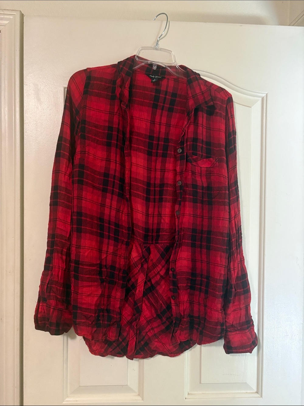 Lucky Brand Boyfriend Flannel Shirt Small